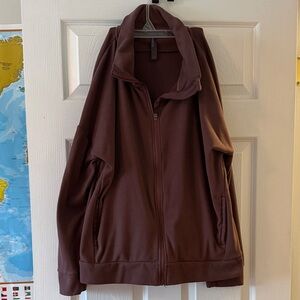 Mondetta Maroon Zip-Up Jacket